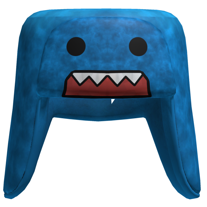 Cutesy Blue Domo Ushanka