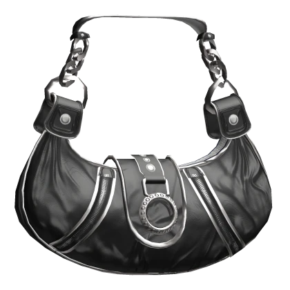 Black Vintage Y2K 2000s Luxury Designer Purse | Roblox Item