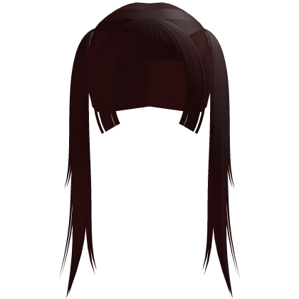  ☆ popstar hime twintails in dark red Roblox item