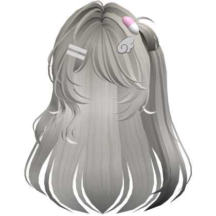 cute Black and White Hair emo cute anime y2k