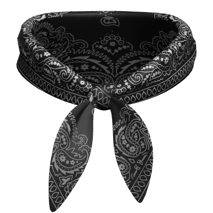 3.0 Neck Bandana Scarf Black 70s Necklace Goofy thumbnail