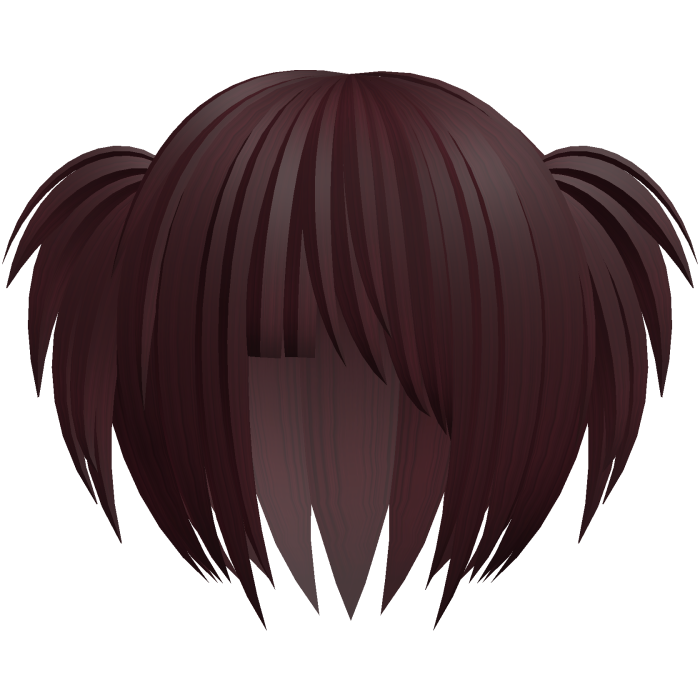 messy scene emo vkei pigtails red