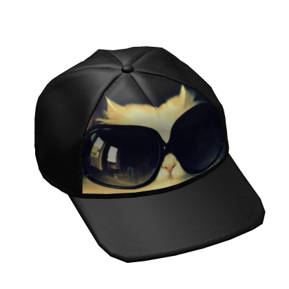 Cute Niche Cat Cap - Black