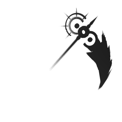 Animated Gothic Scythe [BW]