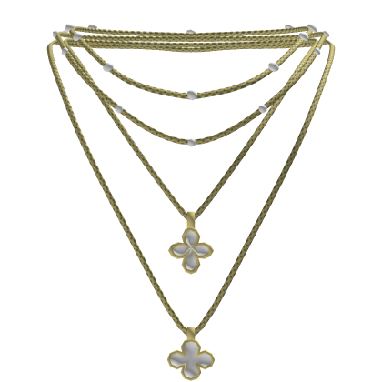 Gold Layered Clover Necklace 3.0