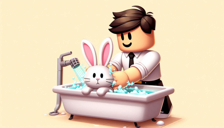 Bunny Bathing Tycoon 🧽 screenshot 2