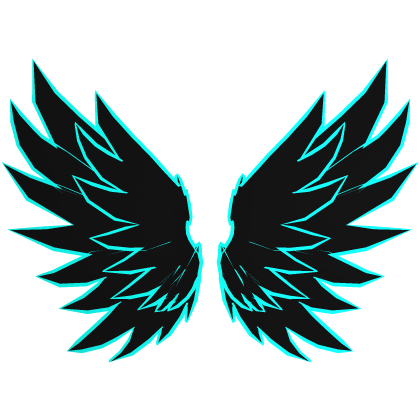 Blue Cartoony Wings Roblox item