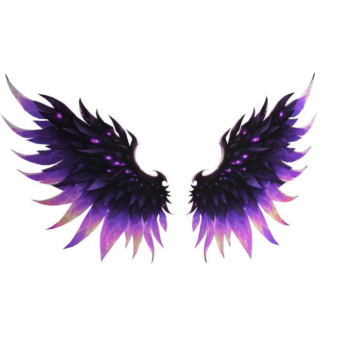 Purple Amethyst Wings