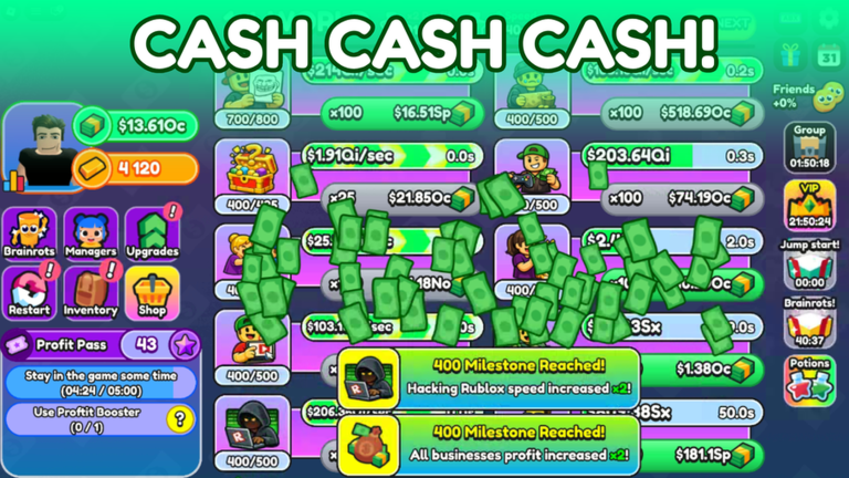 💵 Cash Cash Idle!