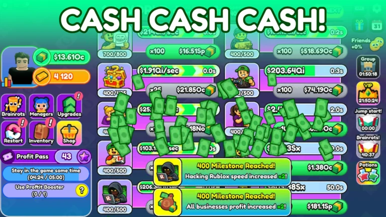 About Cash Cash Idle, Roblox.com