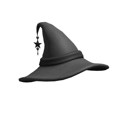 halloween gray witch hat