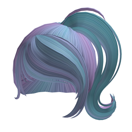 Y2K Girl Hair - Rainbow Roblox item