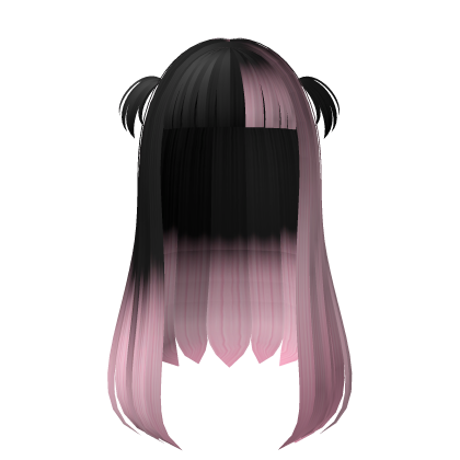♡ Elegant hair with pink highlights thumbnail