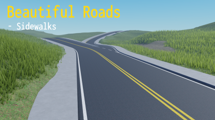 Beautiful Roads Sidewalks preview 1