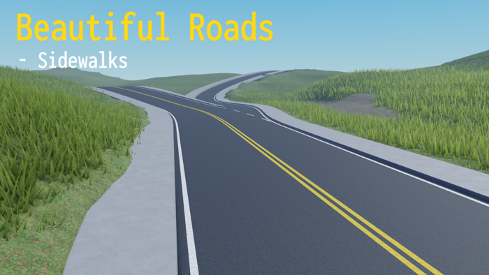 Beautiful Roads Sidewalks preview 1