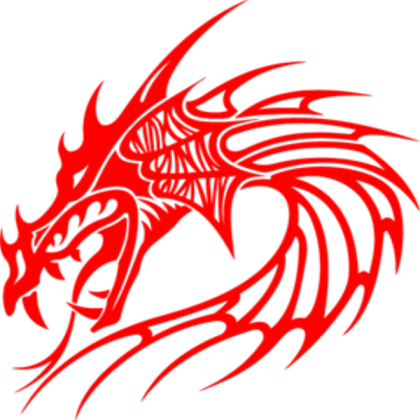 Dragon Logo Blox Fruits Roblox decal