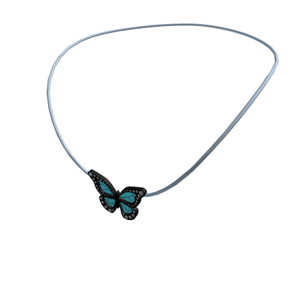 Aesthetic Butterfly Necklace Roblox item
