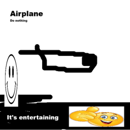 Do Nothing on an Airplane Simulator