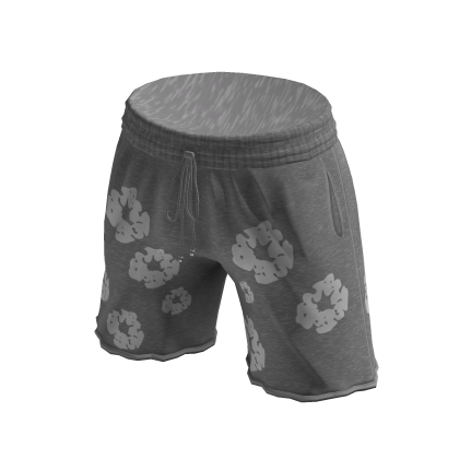 Cotton Tears Grey Shorts