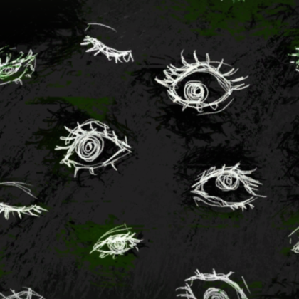 Sketched Eyes Green