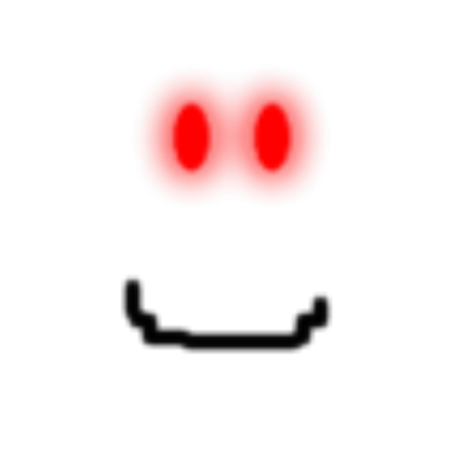 red eyes face Roblox decal