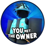 YOU MET THE OWNER! Roblox badge thumbnail