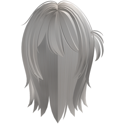 ♡ sweet overgrown vkei hair w/ ponytail in ash Roblox item