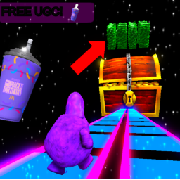 [FREE UGC!] 99% EASY Glass Bridge Obby! (Grimace!)