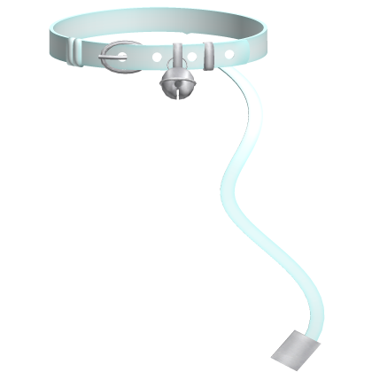 ♡ : cute puppy collar w leash blue 1.0