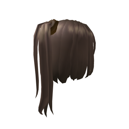 Kawaii Brown Anime Girl Hair w/ Ponytail Roblox item