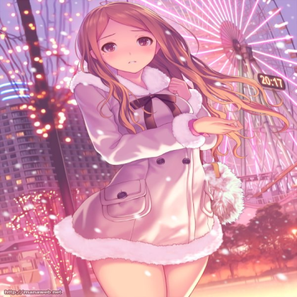 Winter Girl Anime Cute Roblox decal