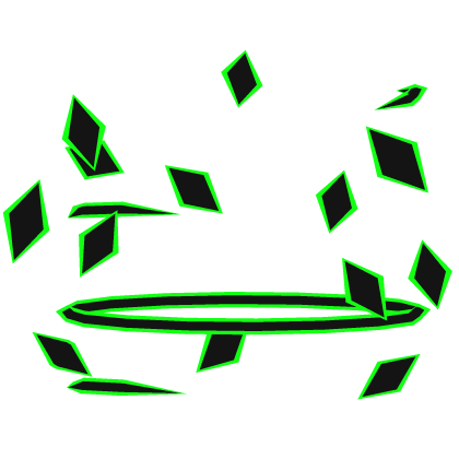 Green Cartoony Arcane Mage Aura