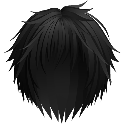Black Layered Moe Emo Boy Hair Roblox item