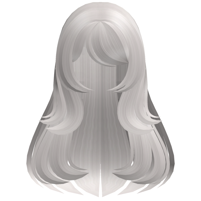 ♡ kawaii ash blonde long flowy hair