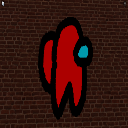 Among Us In Spray Paint Roblox decal