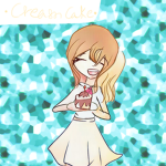 •Cream cake• •clothing store•