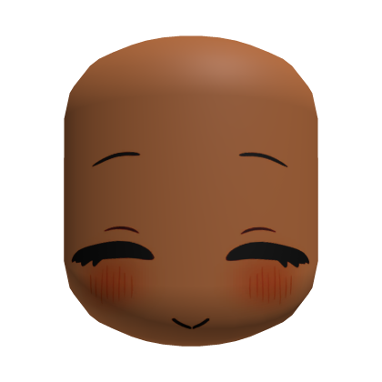 Sweet Closed Eyes Smile (Auburn) Roblox item