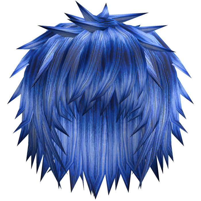 Blue Spiky Emo Vkei Anime Boy Hair