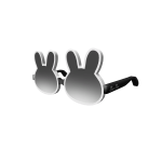 Bun Bun Shades - Black & White