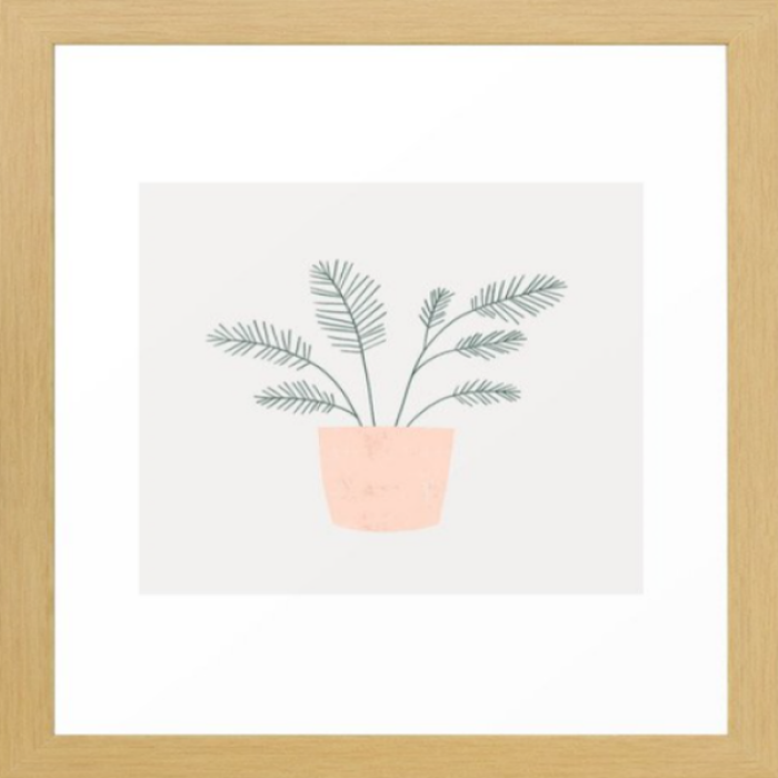 Brown Framed Pastel Summer Plant Roblox decal