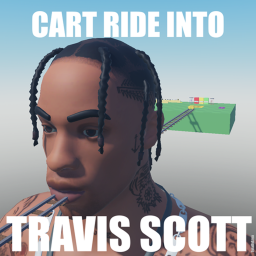 Cart ride into the Travis Scott Utopia