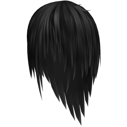 Black Vkei Unkept Hair 23 Roblox item