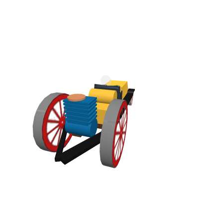 working engine cart