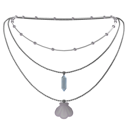 Layered Summer Beaded Shell Necklace