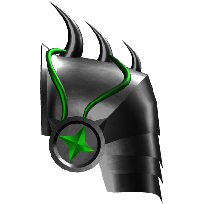 Dark Green Knight Pauldron (Left)