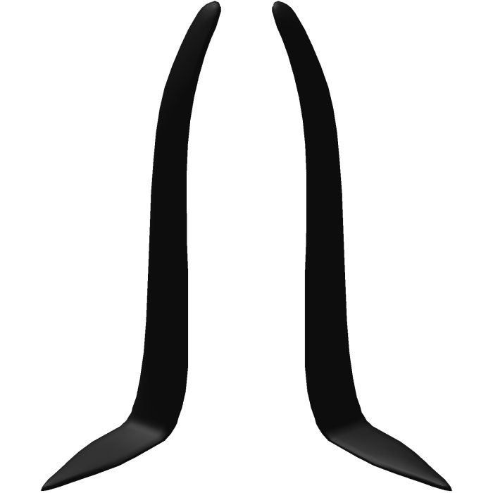 Black Long Bunny Ears
