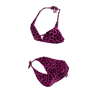 🎀Pink Leopard swimsuit🎀 thumbnail