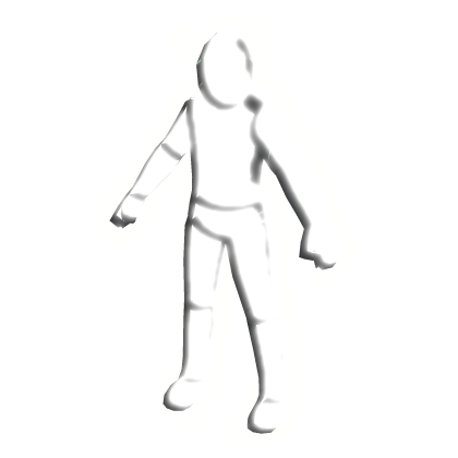 [EMISSIVE] White Glowing Full Avatar Outline (1.0)
