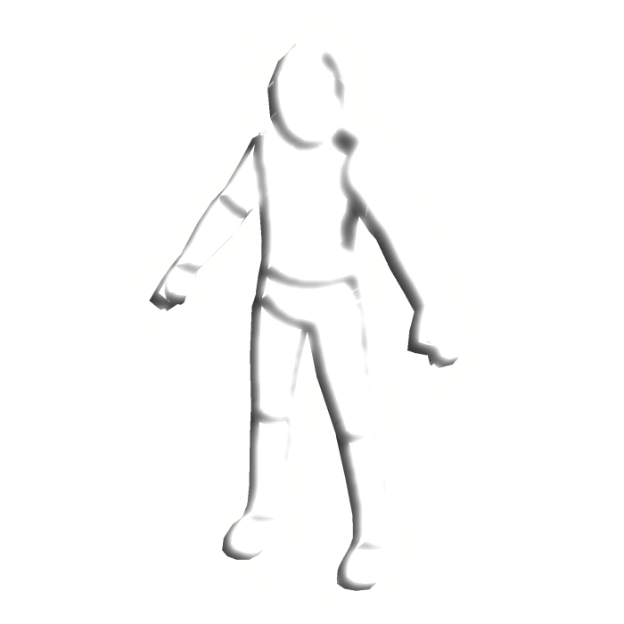 [EMISSIVE] White Glowing Full Avatar Outline (1.0)