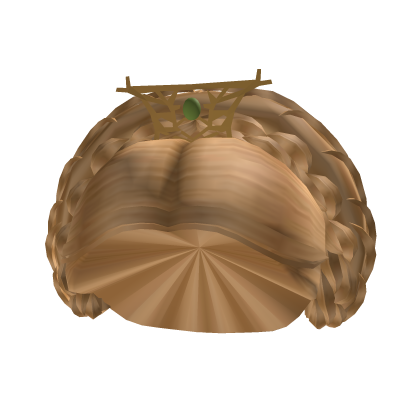 Royal Blonde Golden Queen Cersei Hair Tiara Roblox item